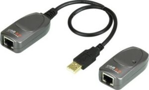 Aten USB 2.0 Cat 5 Extender up to 60m - Black | UCE260