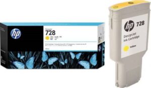 HP 728 300-ml Yellow DesignJet Ink Cartridge | F9K15A