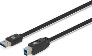 HP Cable Printer USB-B to USB-A v2.0 1.5m - Black | HP040GBBLK1.5TW