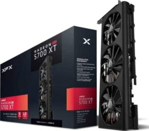 XFX RX 5700 XT Triple Fan Dissipation 8GB GDDR6 Memory, 14 Gbps, 3xDP HDMI, PCI Express4.0, 256 bit, Graphics Card | RX-57XT83LD8