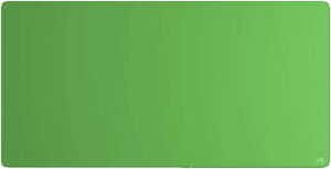 Glorious XXL Chroma Key Extended Gaming Mousepad, Chroma Key Color For Green Screen Effects, 18 x 36", Smooth and Durable Cloth, Anti-Slip Rubber Base, Stitched Edge, Green | GLO-MP-GS