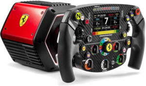 Thrustmaster T818 Ferrari SF1000 Simulator Bundle, Direct Drive, Simracing Force Feedback Racing Wheel, Esports-caliber Force Feedback, for PC, Officially Licensed by Ferrari | TM-WHL-T818-SF1000