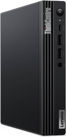 Lenovo ThinkCentre M70q Gen 4 Desktop Computer, Intel Core i5-13400T, 8GB RAM, 512GB SSD, Intel UHD Graphics 730, USB English (UK) & Mouse, FreeDOS, Black | 12E3003EGP