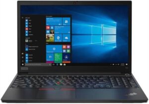 Lenovo Thinkpad E15-20RD001QUE 15.6" FHD Laptop, Core i3-10110U 2.1 GHz Processor, 8GB RAM, 1TB Storage, 2GB AMD Radeon Graphics, DOS Operating System - Black | E15-20RD001QUE-ENG
