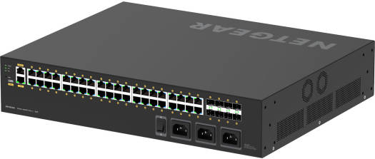 NETGEAR M4250 GSM4248UX 40-Port Gigabit PoE++ AV Switch, SFP+, 240 Gb/s Switching, 2880W Budget, 178.56 Mpps Fwd Rate, Black | GSM4248UX-100AJS - Image 2