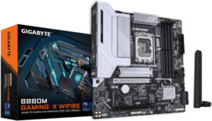 GIGABYTE B860M Gaming X WIFI6E LGA 1851 M-ATX Motherboard, Intel B860 Chipset, 4x DIMM DDR5 Slots, Up to 256GB Max Memory, 1x PCIe 5.0 x16, 2x M.2 Slots | B860M-GAMING-X-WIFI6E