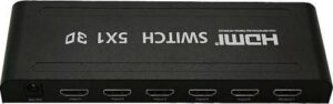 5 port HDMI Switch 5x1 Switch Converter Adapter Support Audio HDMI 1.4 3D Video | 032007