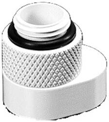 Barrow G1/4" Inch Thread 360° Rotary Offset Adapter Fitting, High Quality Brass Material, Custom PC Water Cooling Fitting, White | TX360PZ