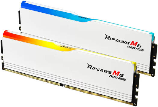 G.SKILL Ripjaws M5 Neo RGB Series 32GB (2x16GB) DDR5 Dual Channel Kit Desktop Memory Kit, 6000 MT/s Memory Speed, CL36-48-48-96 Latency, AMD EXPO, 1.25V Voltage, White | F5-6000J3648D16GX2-RM5NRW - Image 2
