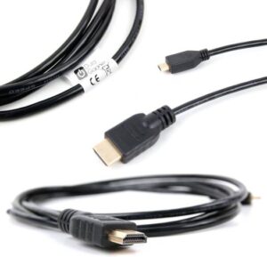 1.5m Micro HDMI to Full Size HDMI Cable for VicTsing VDAC-20161228 - by