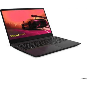 Lenovo IdeaPad Gaming 3 15ACH6 15.6" FHD IPS Laptop, AMD Ryzen 7 5800H, 16GB DDR4 Memory, 512GB SSD, NVIDIA GeForce GTX 1650 4GB, Windows 11, 4-Zone RGB Backlit - Arabic KB, Black | 82K20159AX - Image 2