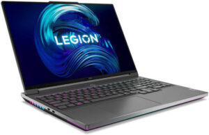 Lenovo Legion 7 16IAX7 Gaming Laptop, 16" WQXGA 165Hz Desktop, Intel Core i9-12900HX, 32GB RAM, 1TB SSD, RTX 3080 Ti, RGB Backlit Arabic KB, Windows 11 Pro, Storm Grey | 16IAX7