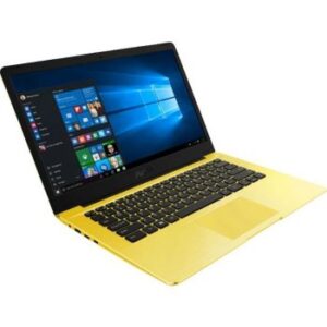 Avita Pura Laptop - AMD Ryzen R5-3500U Processor, 8GB RAM, 512GB SSD, AMD Radeon Vega 8 Graphics, 14-Inch Display, Window 10 Home, Shiny Yellow with 3 in 1 Sleeve (Grey) | NS14A6MEV561-SHGYB