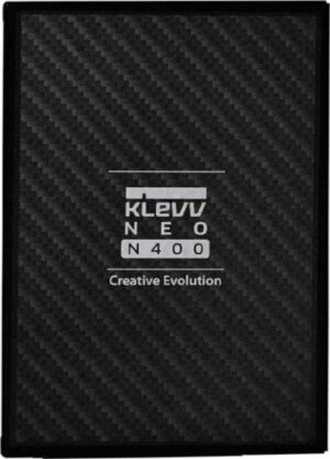 Klevv Neo N400 120GB NAND 2.5'' Internal Solid State Drive, SATA Revision 3.2 6Gb/s, Up to 500MB/s Sequential Read, 50 TBW, Black | K120GSSDS3-N40