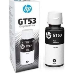 HP GT53 90ml Original Cartridge Ink Bottle, 4,000 Pages Yield, Standard, Black | 1VV22AA