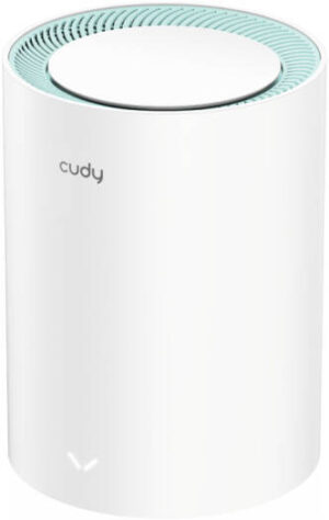 Cudy AC1200 Gigabit Whole Mesh Wi-Fi System, 4-Stream Dual-Band Wi-Fi 5, 867 Mbps + 300 Mbps Wi-Fi, 2x Gigabit Ethernet Ports, MU-MIMO, Beamforming, Multi-Band Simultaneous Backhaul, White | M1300
