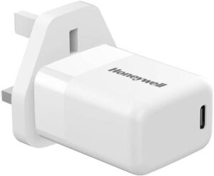 Honeywell Zest Charger PD30W, with Type C PD 3,0, Ultra-Fast Charging Compatible with iPhone, iPad, Samsung, Smartphones, Tablets, Power banks, Smart Watch, etc-White | HC000028/CHG/PD/WHT/30W/UK