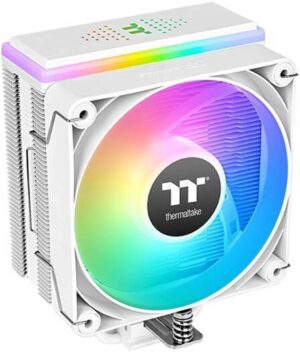 Thermaltake ASTRIA 200 ARGB Lighting Single Tower CPU Cooler, Compatible with Latest Intel LGA 1700 and AMD AM5 CPU, Support Up to 210W TDP Cooling Power, White | CL-P137-AL12SW-A