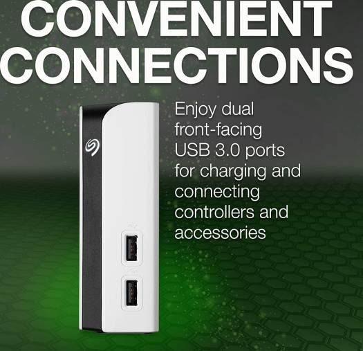 Seagate Game Drive Hub for Xbox 8TB External Hard Drive Desktop HDD with Dual USB Ports – White, Designed for Xbox One | STGG8000400 - Image 4