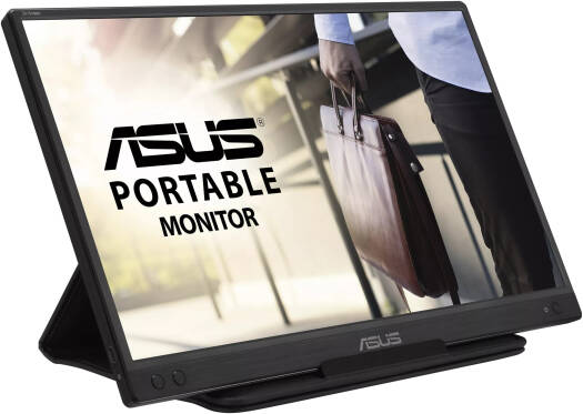 Asus ZenScreen MB166C Portable Monitor, 15.6" FHD IPS Display, 60Hz Refresh Rate, 5ms (GtG) Response Time, 262K Display Colors, ASUS Eye Care Monitors Feature, USB-C Port, Black | 90LM07D3-B031B0 - Image 4