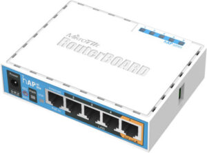 MikroTik hAP AC Lite Dual-concurrent Access Point, 5 x 10/100Mbps Ethernet ports (PoE output on port 5) | RB952UI-5AC2ND