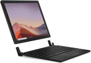 Brydge MS Surface 12.3 Pro+ Eng-Arabic Keyboard with Touchpad, Bluetooth Wireless Technology, 0-180° Viewing Angles, Up to 6-Month Battery Life, Adjustable Backlit Keys, Black | BRY7012A