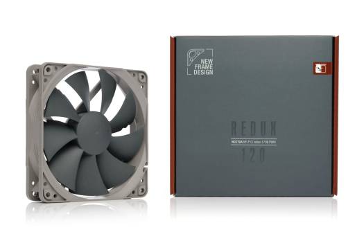 Noctua NF-P12 PWM Cooling Fan, 4-Pin Connector, 1700 RPM Rotational Speed, SSO-Bearing, 12V Operating Voltage, Gray | NF-P12 Redux-1700P - Image 3