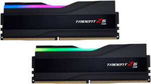 G.SKILL Trident Z5 RGB Series 32GB (2x16GB) DDR5 Dual Channel Desktop Memory Kit, 6800 MT/s Memory Speed, CL34-45-45-108 Latency, 1.40 Voltage, Intel XMP 3.0, 288-Pin, Black | F5-6800J3445G16GX2-TZ5RK