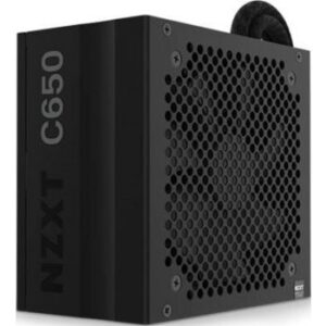 NZXT C Series 650W Semi-Modular ATX PSU, 80 Plus Bronze Rating, 2 Sata Cable, Steel/PCB/Plastic Material, 1 24-Pin, Black  | PA-6B1BB-UK