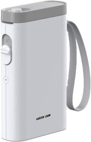 Green Lion Snap Label Thermal Printer 14mm, 1000pcs Printing Times, 160+ Multiple Templates, Strong Adhesive Labels, Gas PAper,50 km Print Head Life, 20mm/s Print Speed, 14mm Paper Width, 203 DPI