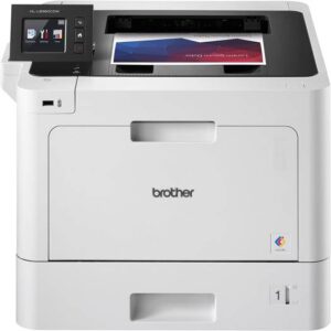 Brother HL-L8360CDW Color Laser Printer, 6.8cm Color Touchscreen Display, 31 PPM Print Speed, Automatic 2-Sided/Booklet Printing, 300 Sheets Standard Paper Input, White/Black | 84E85500141