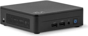 ASUS NUC 12 Pro Kit NUC12WSKi7, vPRO Core i7-1260P Processor, 4xUSB, M.2 22x80 NVMe 22x42 SATA, 2,5Gbe LAN, 2xHDMI, 2x Thunderbolt 4 (USB-C+DP), EU Cord, Single Unit | 90AB2WSK-MRE100