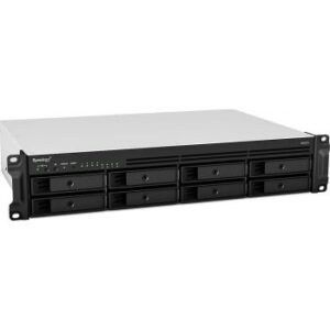 Synology RackStation RS1221+ 8-Bay NAS Enclosure, 4GB of DDR4 ECC RAM, 1 x PCIe Gen 3.0 x8 Slot, 2 x USB 3.0 Type-A | RS1221+