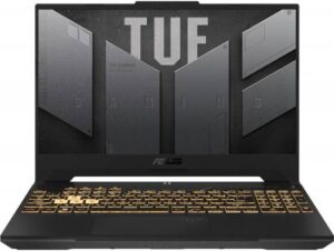 ASUS TUF Gaming F15 FX507ZM-HN138 Gaming Laptop, 15.6" FHD 144Hz Display, Intel Core i7-12700H CPU, 16GB RAM, 1TB SSD, GeForce RTX 3060 GPU, ENG Keyboard, Free DOS, Mecha Grey | 90NR09A1-M008A0