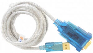 DTECH DT-5031 USB To Serial Male Cable, 1 Mbps Data Transfer Rate, Remote Wake-Up And Power Management, 3 Meters Cable Length, Blue | DT-5031