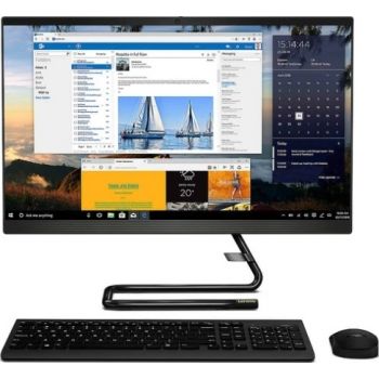 Lenovo IdeaCentre AIO 3 23.8" Touchscreen All-in-One Desktop Computer, Intel Core i5 10400T, 8GB RAM, 1 TB HDD, Radeon 625 2GB Graphics, ENG/ ARB KB, DOS, Black | F0EU00ALAX - Image 2