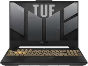 ASUS TUF Gaming A15 Laptop, FA507NUR , 15.6" FHD IPS 144Hz Display, AMD Ryzen 7 7435HS, 16GB RAM, 512GB SSD, GeForce RTX 4050 6GB Graphics, Arabic Keyboard, FreeDOS, Mecha Gray | FA507NUR-LP096