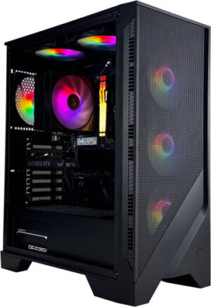 BitStorm Gaming PC - AMD Ryzen 5 7600X 6 Cores 12 Threads, NVIDIA RTX 4060 8GB, 16GB DDR5 RAM 5600MHz, 1TB SSD Gen 4, 650W 80 PLUS PSU, Single Tower CPU Cooler