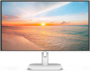 Philips 1000 Series Monitor, 24" IPS Display, FHD Resolution, 100Hz Refresh Rate, 4ms (GtG) Response Time, SmartImage Picture Enhancement, Flicker-Free Technology, White | 24E1N1100AW