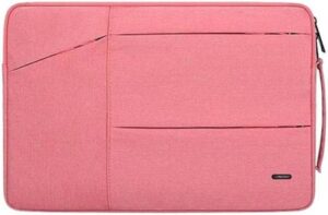 PROTECT 13" Laptop Sleeve Bag, Water Resistant Premium Quality, Fabric Fits Up to 13.3 Inches Laptops and MacBooks, Pink | SLT133P