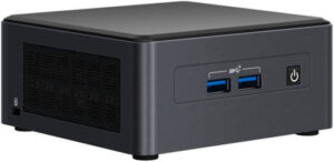 Intel Nuc 11 Pro Tiger Tall Barebone PC, EU Cord, 11th Gen i5 Processor, Iris Xe, Dual M.2 Slot, 2.5" SATA Slot, HDMI, Thunderbolt, 4 Cores, 8 Threads, 4.20 GHz Frequency, Black |  BNUC11TNHI5000