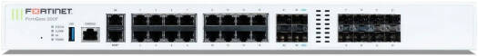 Fortinet FortiGate-200F SD-WAN Network Gateway, Firewall Hardware + 1 Year 24x7 FortiCare & FortiGuard Unified Threat Protection, 18 GE RJ45 Ports, 8 GE SFP Slots, 4 10GE SFP+ Ports, White | FG-200F - Image 2