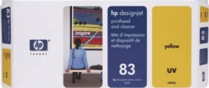 HP 83 Original Yellow UV Printhead and Cleaner | C4963A
