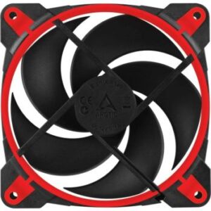 Arctic Bionix P120 Fan, 120mm Fan Size, 200 - 2100 RPM, Fluid Dynamic Bearing, 67.56 CFM, Red | ACFAN00115A