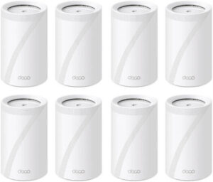TP-Link Deco BE65 (2-Pack x 4), BE9300 Whole Home Mesh WIFI 7 System, 9214 Mbps Wireless Tri-Band WiFi, 2.5 Gbps Wired, MLO, HomeShield, Combined Backhaul, White | Deco BE65 (2-Pack x 4)