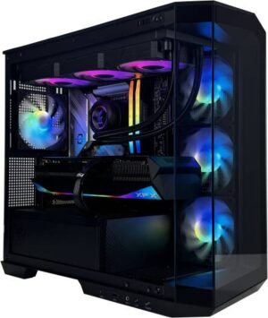 Domination Gaming PC - Intel Core i7-14700K 20 Cores 28 Threads, AMD Radeon RX 9070 XT OC 16GB, 32GB DDR5 RAM 6400MHz, 1TB SSD Gen 4, 850W 80 PLUS PSU, 360mm Liquid Cooler, Wi-Fi + BT