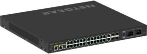 NETGEAR GSM4230UP 24-Port Gigabit PoE++ Managed Network Switch with SFP, 60 Gb/s Switching, 1440W Power Budget | GSM4230UP-100EUS
