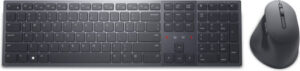 Dell KM900 Premier Collaboration Keyboard & Mouse Combo Set, Scissors Keyboard Technology, Up to 8000 DPI Mouse Resolution, 2.4GHz & Bluetooth 5.1 Interface, ENG US Layout, Graphite | 580-BBCJ