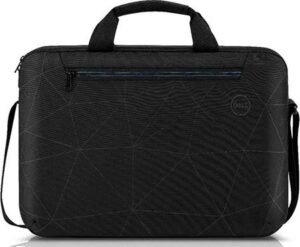 Dell ES1520C Essential Briefcase, Fits Up to 15.6" Most Dell Laptops, Zippered Front Pocket, Reflective Elements, Weather-resistant, Hand Grip, Shoulder Carrying Strap - Black | 460-BCZV