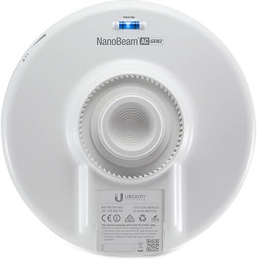 Ubiquiti Networks NBE-5AC-GEN2 NanoBeam ac Gen2 airMAX ac CPE with Dedicated Management, 450+ Mb/s Throughput, 2 x 10/100/1000 ETH Ports, Wi-Fi Radio for Mgt, White | NBE-5AC-GEN2 - Image 6